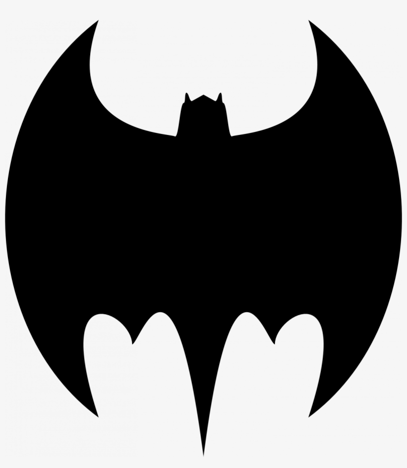 The Updated Logo From The '60s Comic Run Resembles - Logo Batman 1965 Png, transparent png #7712