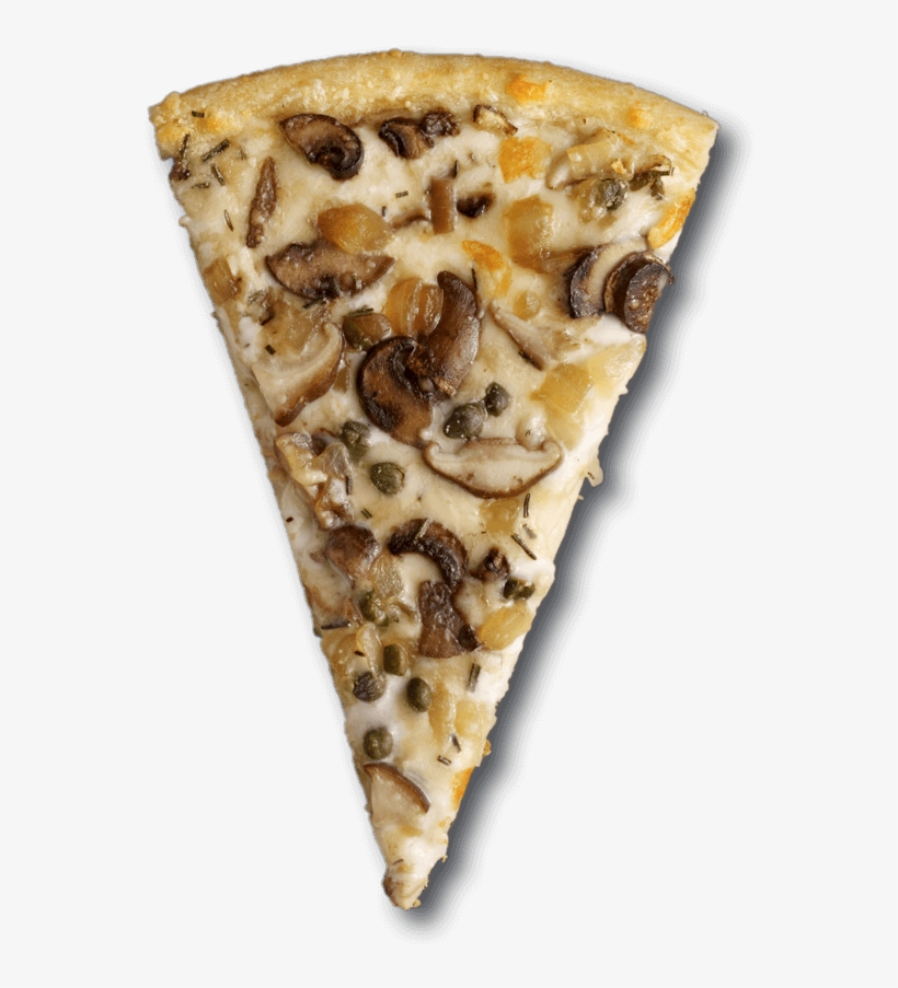North End Pizza Slice - Fettuccine Alfredo, transparent png #7823