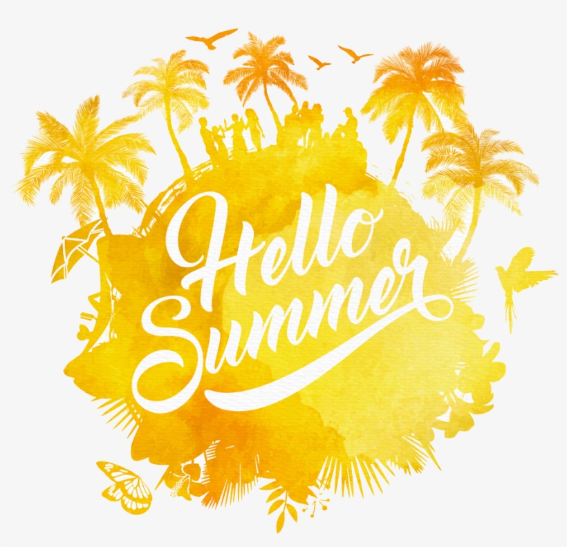 Watercolor Summer Png Image - Watercolor Painting, transparent png #7895