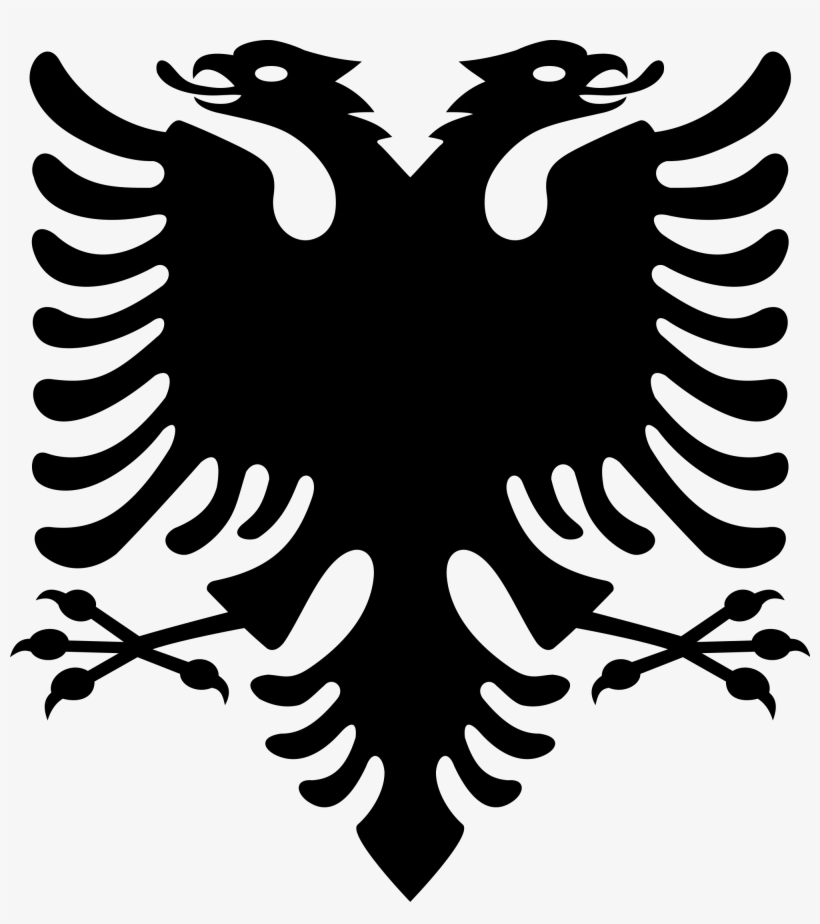 Eagles Svg - Albanian Flag, transparent png #7928