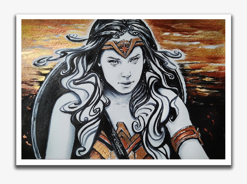 Wonder Woman - Picture Frame, transparent png #8040