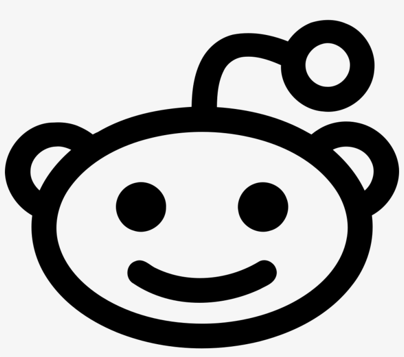 Reddit Alien Head Logo Comments - Reddit Logo Transparent, transparent png #8076