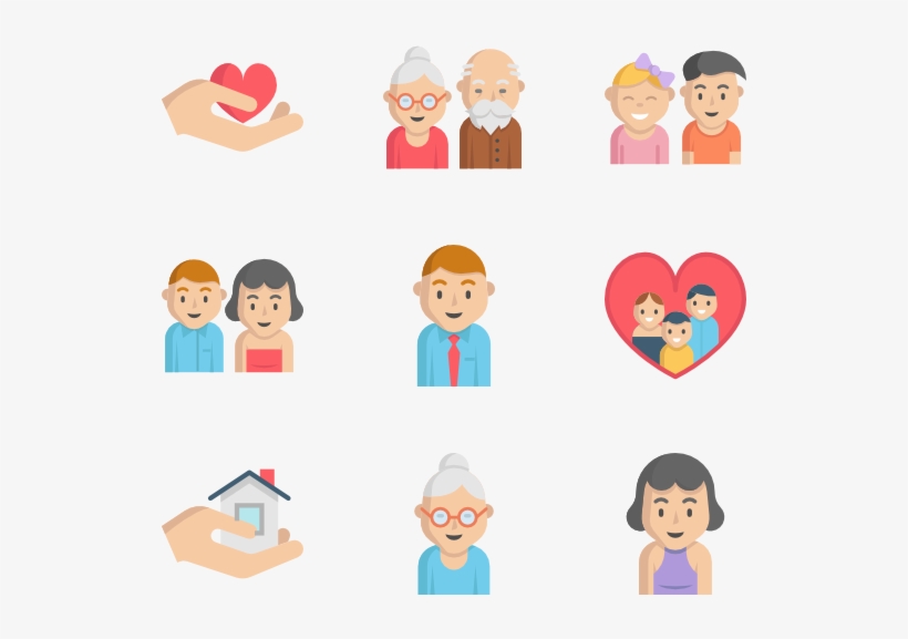 Family - Cartoon, transparent png #80