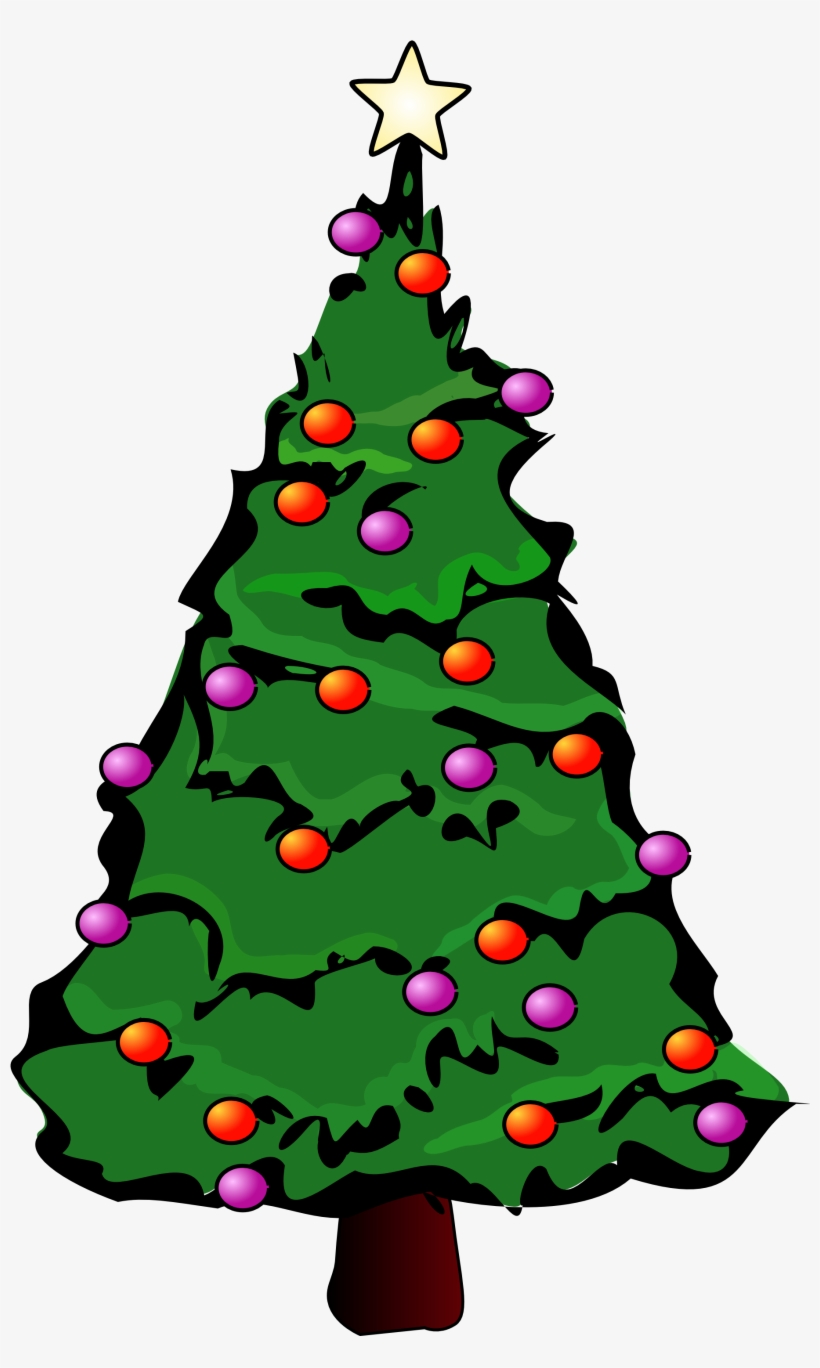 Christmas Tree Greeting Cards, transparent png #8106