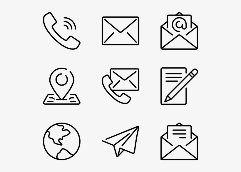 Contact Us 50 Icons - Psychology Icons, transparent png #8148