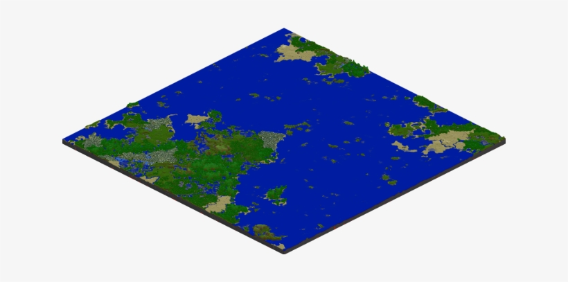 Visit The New Minecraft Land Generator Website Https - Map, transparent png #8155