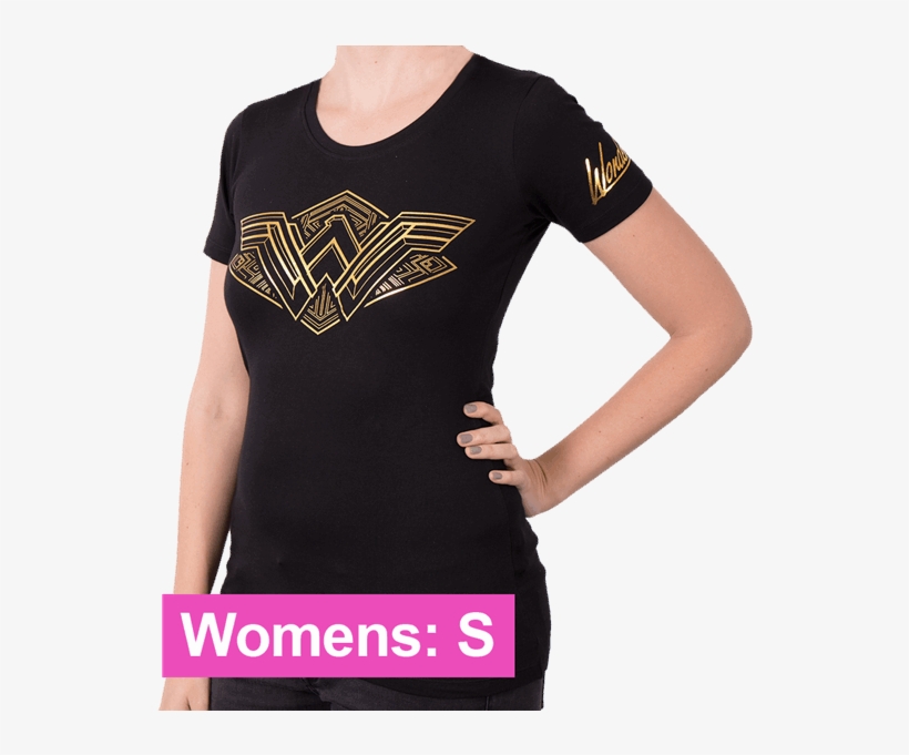 Wonder Woman Logo Women's T-shirt - Dress, transparent png #8342