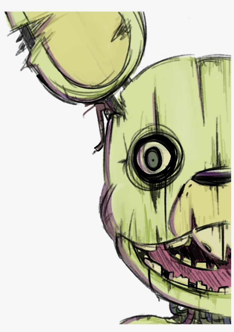 My Name Is Springtrap - Illustration, transparent png #8427