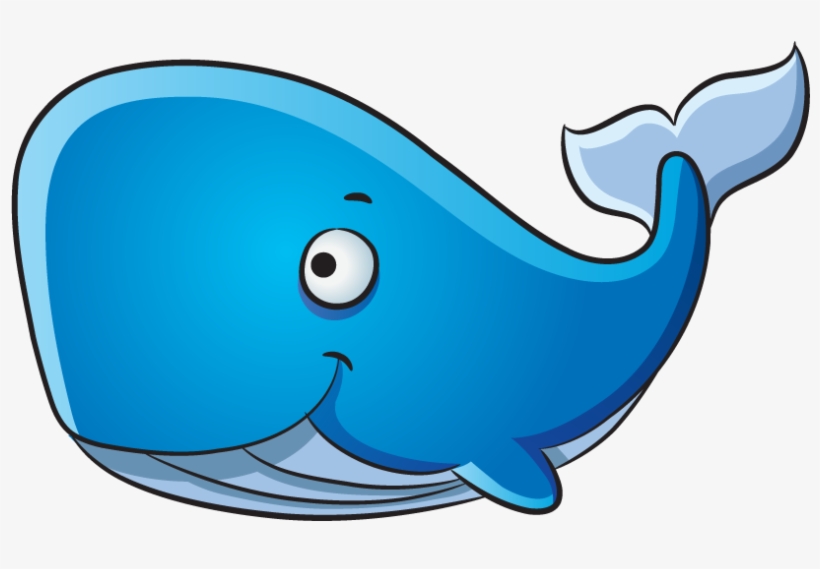 Blue Drawing Pineapple - Whale Cartoon Png, transparent png #8533