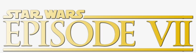 Star Wars Episode Vii Logo - Star Wars, transparent png #8557