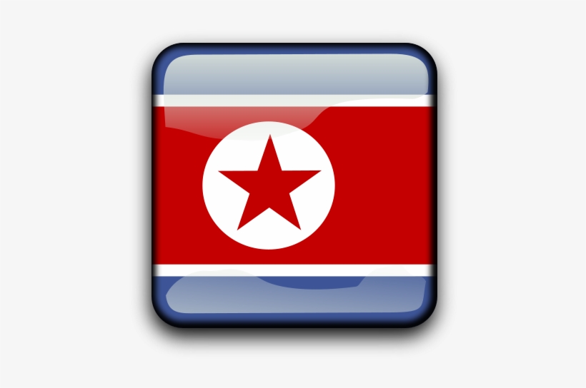 Flag Of North Korea Clipart Png, transparent png #8645
