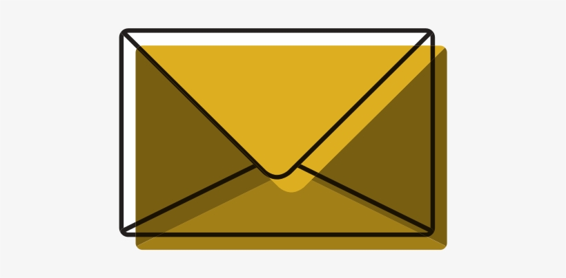 Envelope Silhouette At Getdrawings - Envelope, transparent png #8671