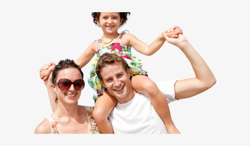 Family-600x400 - Family On The Beach Png, transparent png #868