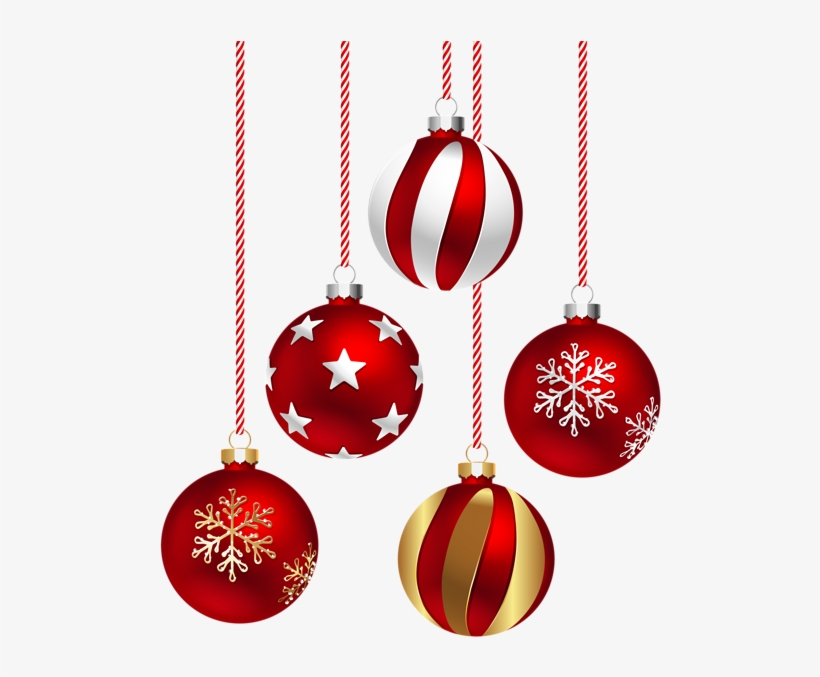 Holiday Ornament Png - Christmas Red Balls Png, transparent png #8700