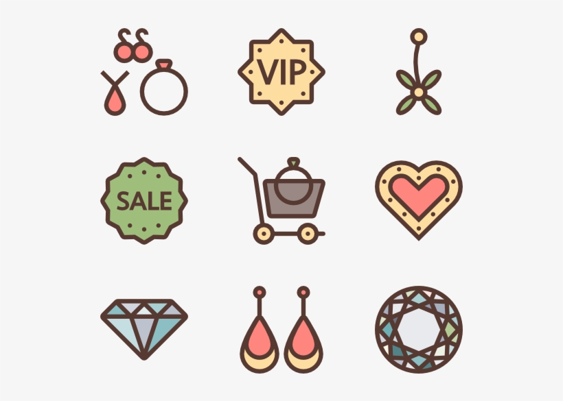 Jewelry Social Media Icons - Jewelry Icons, transparent png #8807