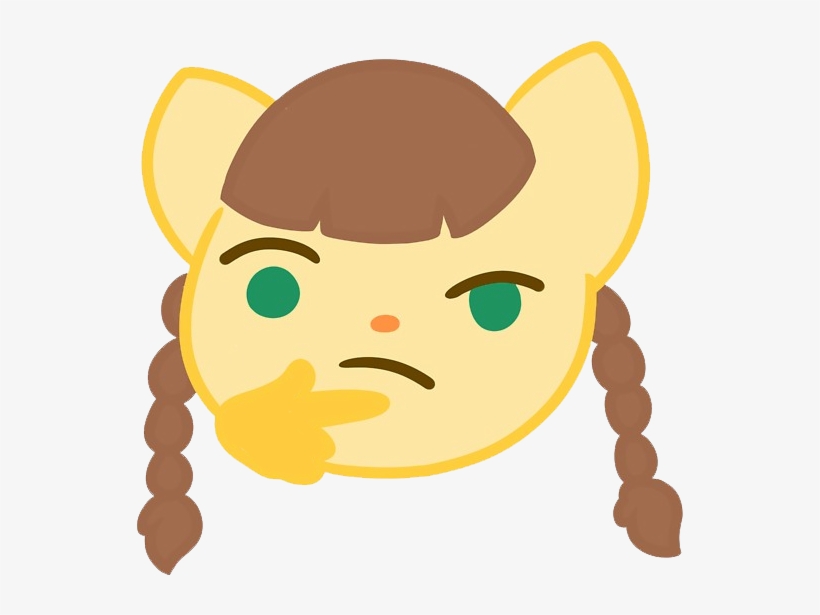 Nyami Thonk From The Top Clack Discord Please - Sticker, transparent png #8858