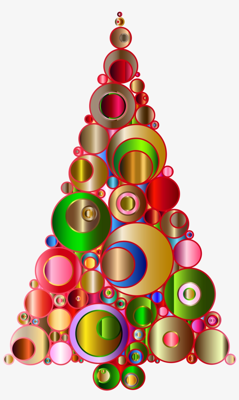 Abstract Christmas Tree Cliparts Msr-7 - Abstract Christmas Clip Art Free, transparent png #8862