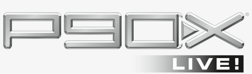 P90x Live Logo Metallic Blk - P90x3 And Elite Block Extreme Home Fitness  Dvd Workout - Free Transparent PNG Download - PNGkey