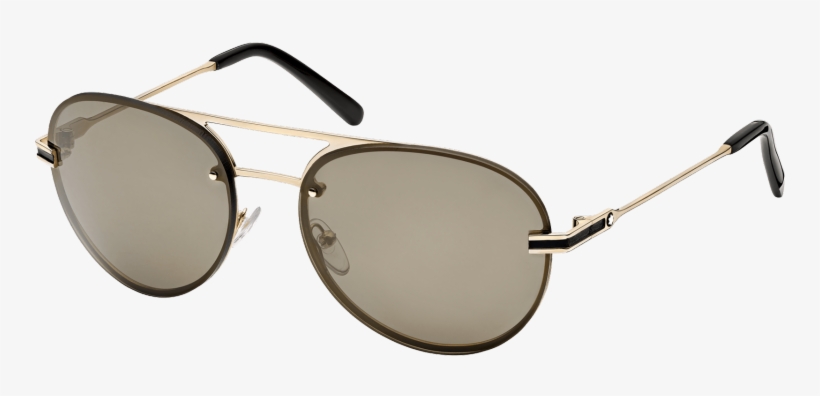 Montblanc Streamlined Sunglasses - 118793 Montblanc, transparent png #8916