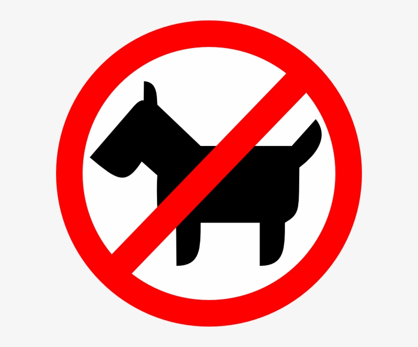 Sign No Animals Svg Clip Arts 600 X 600 Px, transparent png #9097