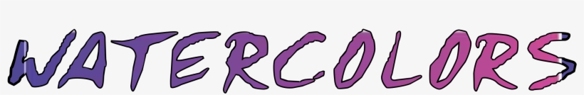 Watercolors Logo Png Transparent - Calligraphy, transparent png #9123