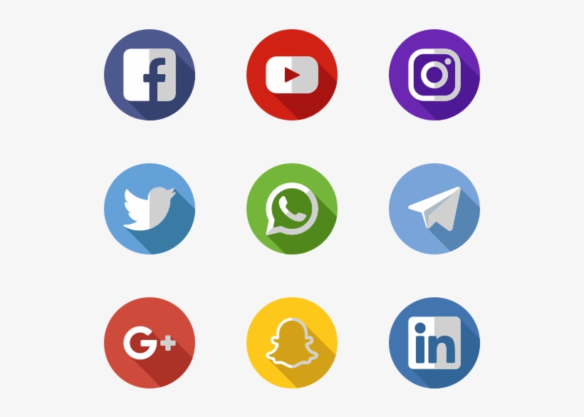Social Media Icons - Social Media Apps Png, transparent png #9124