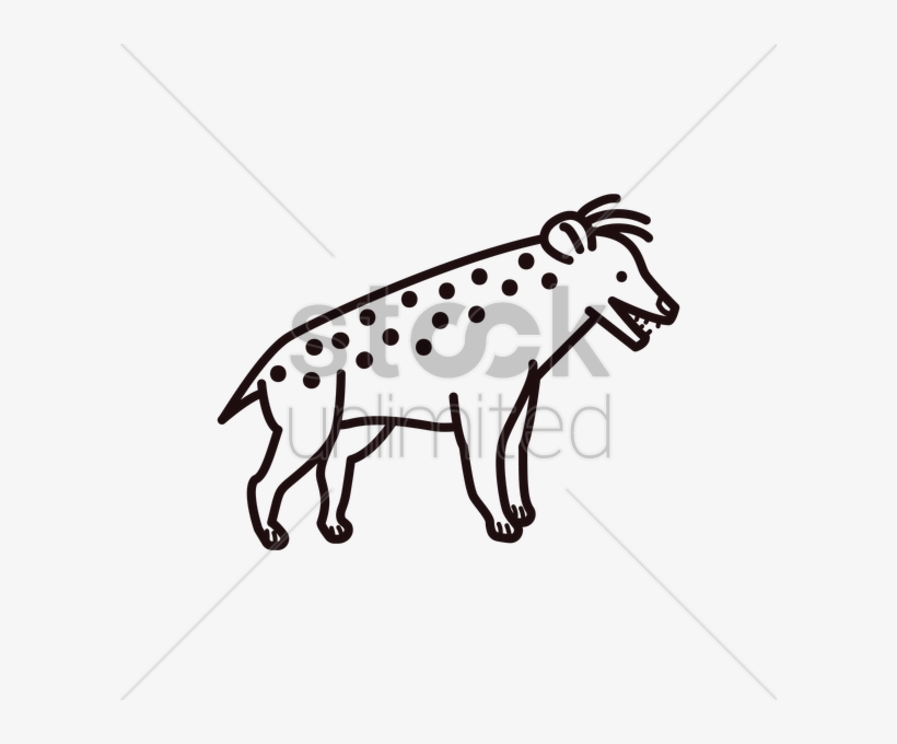 Hyena Icon Vector Image - Hyena Clipart, transparent png #9204