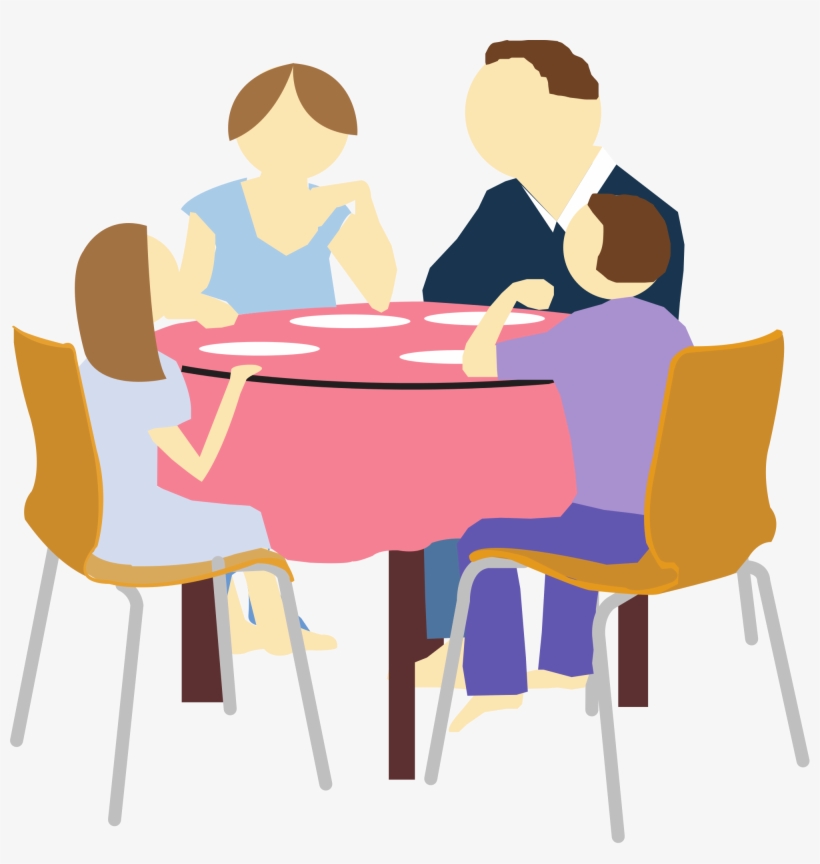 Open - Family Eating Png, transparent png #921