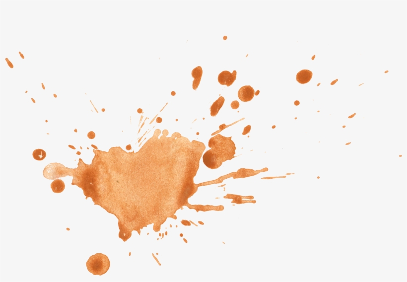 Free Download - Brown Watercolor Splash Png, transparent png #9229