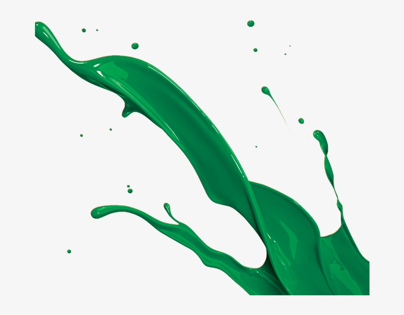 Pics Of Green Paint - Green Paint Splash Png, transparent png #9253