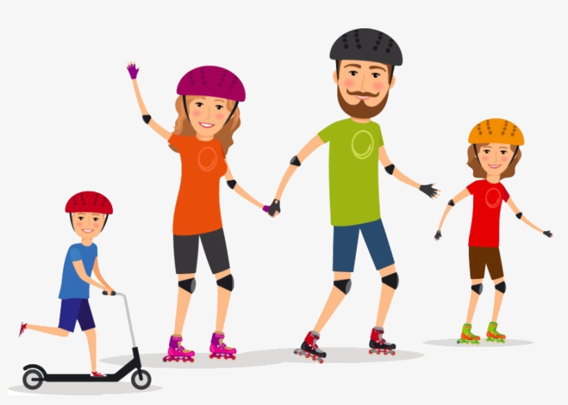 Sport Family Clip Art - Familia Deporte Png, transparent png #936
