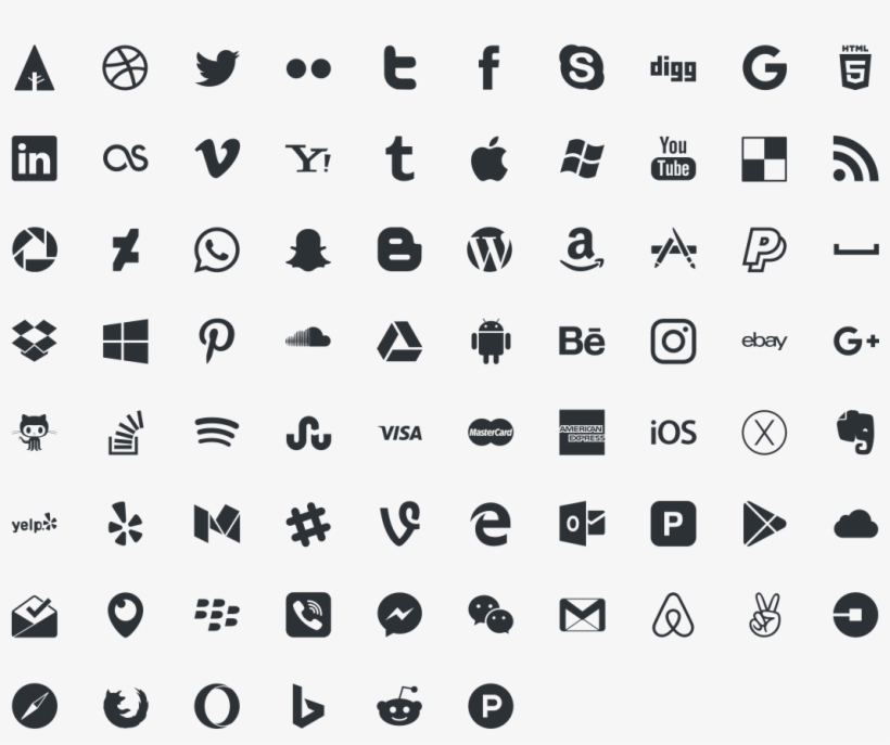 Free Social Media Icons Picons - Grade 2 Computer Worksheets, transparent png #9379