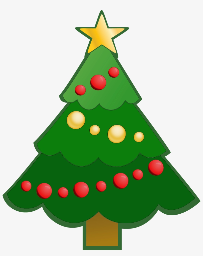 Collection Of Green Christmas Tree Clipart High Quality - Simple Christmas Tree Clipart, transparent png #9447