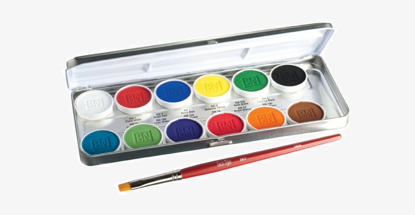 Ben Nye Magicake Aqua Paint Palette, 12 Colors, - Ben Nye Magicake Aqua Paint Palettes, transparent png #9535