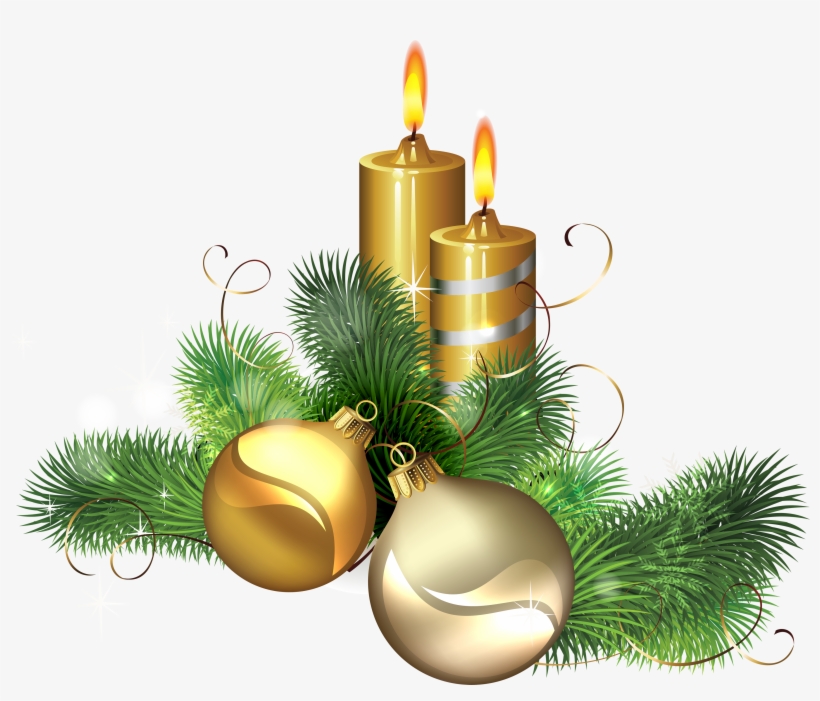 Christmas Candles Png Image - Christmas Candles Png, transparent png #9623