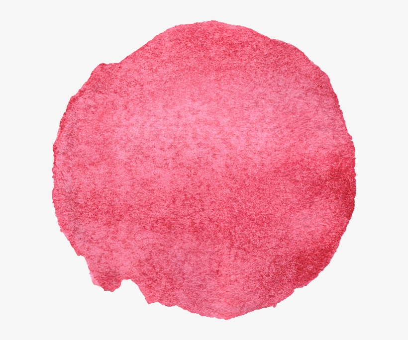 Free Download - Red Circle Watercolor Transparent, transparent png #9649