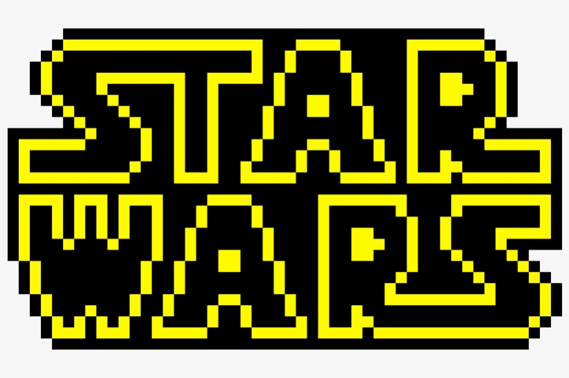 Star Wars Logo Pixel Art Free Transparent Png Download Pngkey