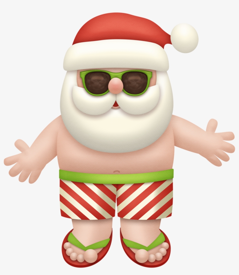 Ch - B *✿* - - Summer Santa Claus Png, transparent png #9735