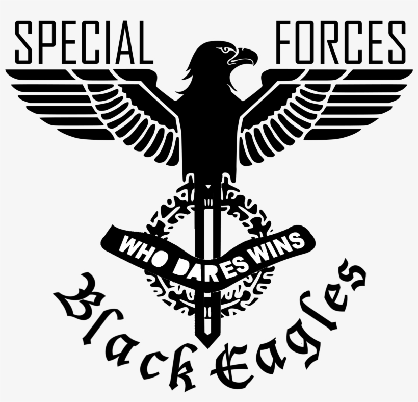 Black Eagles Logo American Eagle Head - Nazi Eagle, transparent png #9821