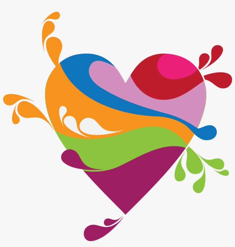Splash Heart, transparent png #9946