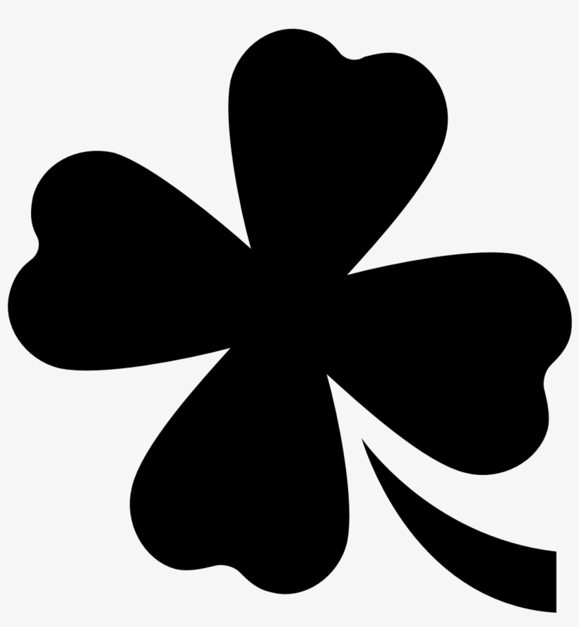 Clover Black Png - Clover Icon Png, transparent png #9968