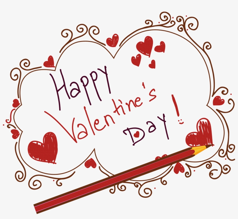 Happy Valentine's Day Free Download Png - Happy Valentines Day Sticker (oval), transparent png #9997