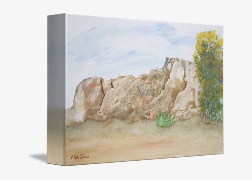 Animal On The Rocks - Clip Art, transparent png #10058