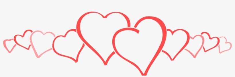Free Icons Png - Row Of Hearts Clipart, transparent png #10078