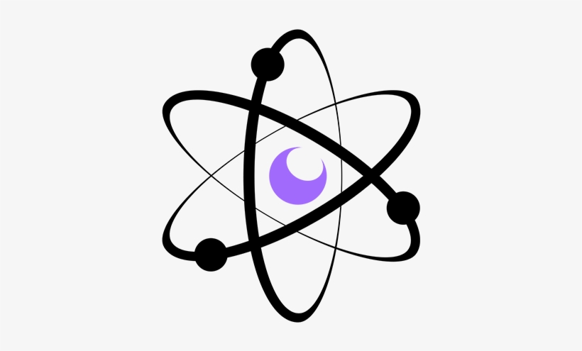 Violet Atom Logo 3 - Physics Clipart, transparent png #10081