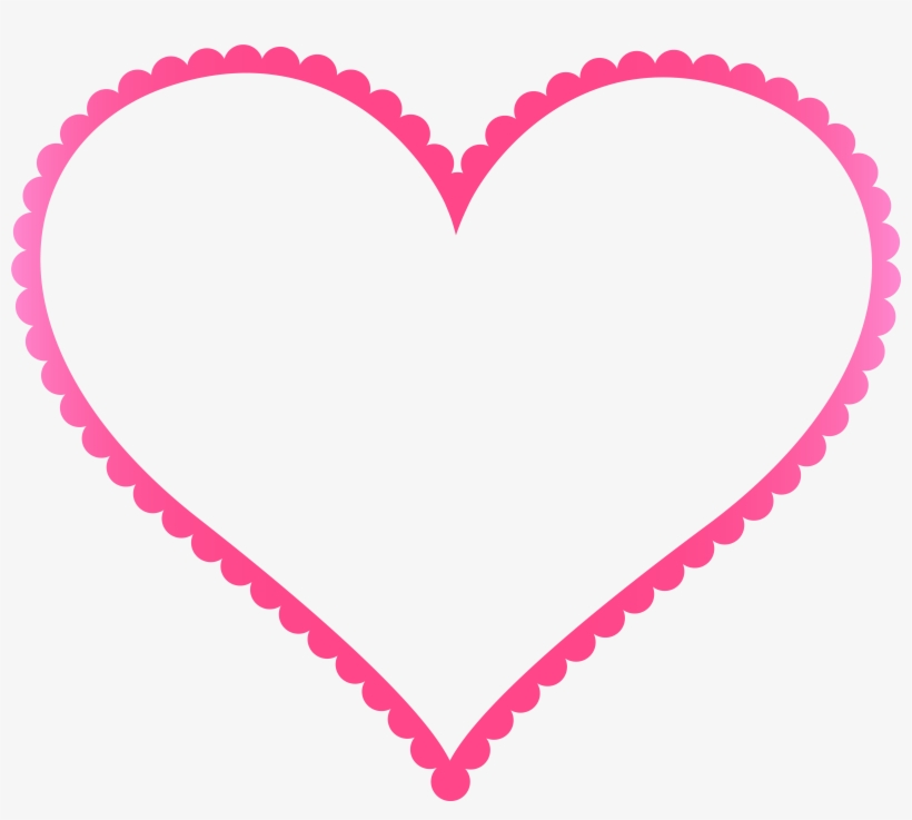 Clip Black And White Library Crafty Border Hearts Borders, transparent png #10082