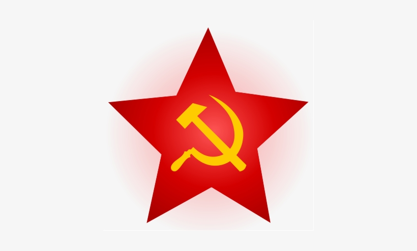 Hammer And Sickle Red Star With Glow - Hammer And Sickle, transparent png #10102