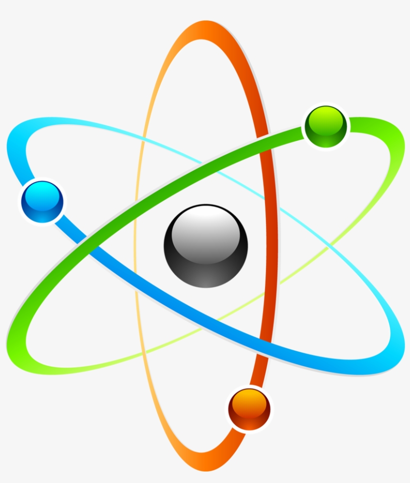 Transparent Atom Clear Background Image Black And White - Science Symbols, transparent png #10200