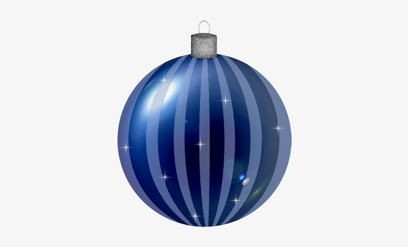 Christmas Ornament Clip Art - Blue Christmas Ornament Clipart, transparent png #10370