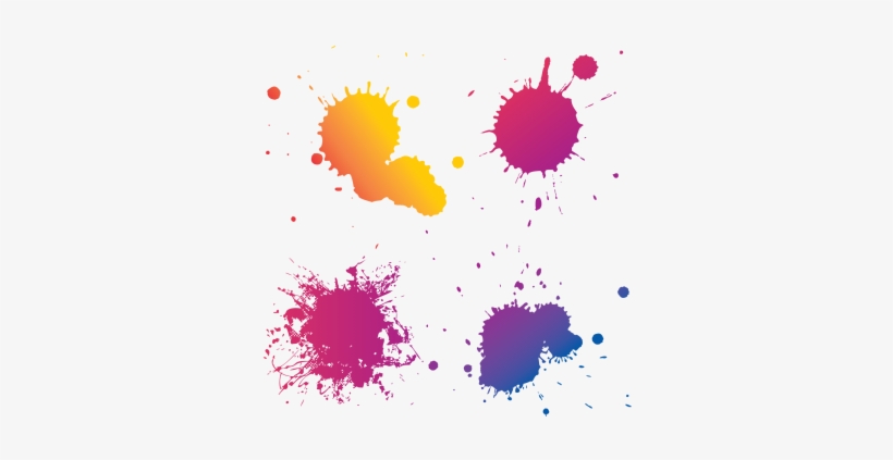 colorful splash collection set